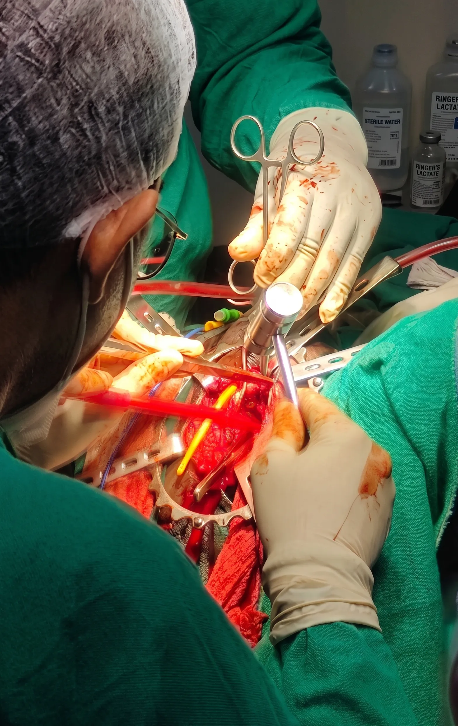 Doctor consulting patient